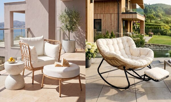 Mobili in rattan