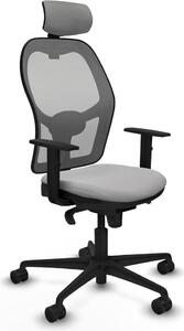 Sedia da ufficio con poggiatesta Jorquera Piqueras y Crespo 1D036N2 Grigio chiaro