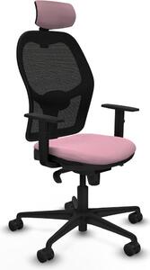 Sedia da ufficio con poggiatesta Jorquera Piqueras y Crespo 1D036N2 Rosa