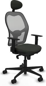 Sedia da ufficio con poggiatesta Jorquera Piqueras y Crespo 1D036N1 Nero