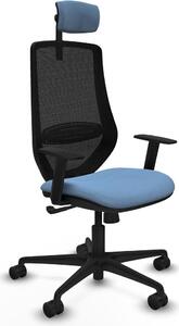 Sedia da ufficio Piqueras y Crespo D036N2W Blu cielo