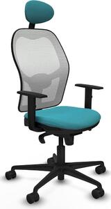 Sedia da ufficio con poggiatesta Jorquera Piqueras y Crespo 1D036N1 turchese