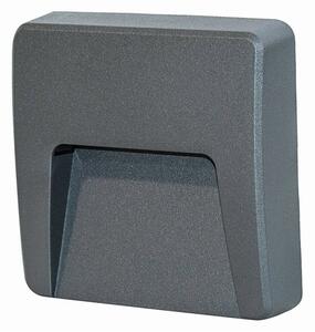Segnapasso top light extra ga 3w led cct 300lm ip65 230v grigio antracite policarbonato - Top Light