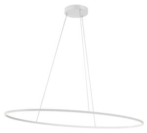 Lampadario moderno redo group leo 01 3340 01 3299 led cct bianco nero dimmerabile alluminio - Redo Group