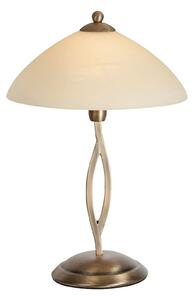 Steinhauer Lampada da tavolo Capri alta 45 cm crema/bronzo