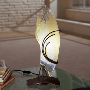Sil-Lux Lampada da tavolo di design ROMA 48 in vetro curvato a destra