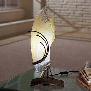 Sil-Lux Lampada da tavolo di design ROMA 48 vetro curvo sinistro