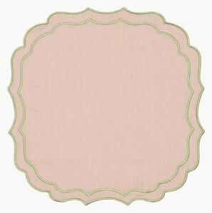 Tovaglietta americana con bordo ricamato Greta