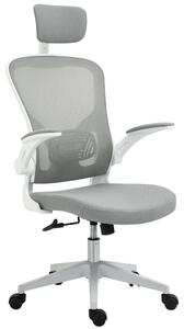 Vinsetto: sedia da ufficio ergonomica con funzione oscillante e poggiatesta