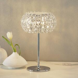 Schuller Valencia DIAMOND - lampada da tavolo con cristalli, 24 cm