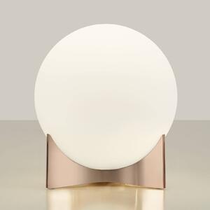 Terzani Oscar lampada da tavolo di vetro, oro rosé