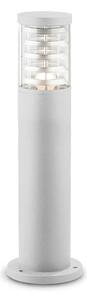 Lampada Da Terra H.40,5 Cm 1E27 Alluminio Bianco E Pirex Serie Tronco