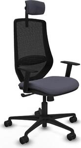 Sedia da ufficio Piqueras y Crespo D036N2W Grigio scuro