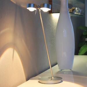 Top Light lampada da tavolo a 2 luci PUK TABLE, cromo