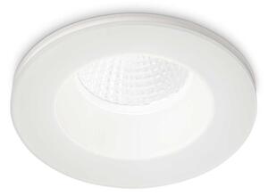 Faretto Ad Incasso Moderno Room-65 Alluminio Bianco Led 8W 3000K Luce Calda