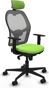 Sedia da ufficio con poggiatesta Piqueras y Crespo 1D036N2 Colore Pistacchio