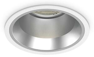 Faretto Ad Incasso Off Alluminio Bianco Led 15W 3000K Luce Calda