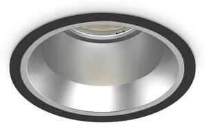 Faretto Ad Incasso Off Alluminio Nero Led 15W 3000K Luce Calda
