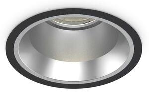 Faretto Ad Incasso Off Alluminio Nero Led 15W 4000K Luce Naturale