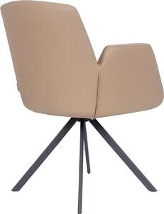 Sedia Rivestimento in Pelle finta Sedie da ufficio Sedie moderne per computer Mobili Beige Nuovo