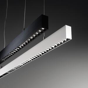 ICS SOSPENSIONE A LAMPADARIO OVALE 120 CM LED 75W 3000K ARGENTO MODERNO