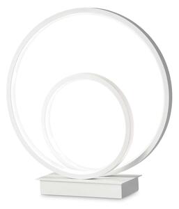 Lampada Da Scrivania-Ufficio Moderna Oz Metallo Bianco Led 23W 3000K Luce Calda