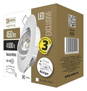 Faretto LED Exclusive EXCLUSIVE 1xLED/5W/230V 4000 K