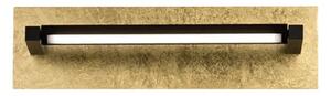 Applique orientabile perenz foglia 8434 fo ct led cct 960lm nero opaco foglia oro - Perenz