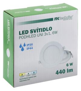 Lampada LED da incasso per bagni LED/6W/230V 3000/4000/6000K IP44