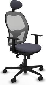 Sedia da ufficio con poggiatesta Jorquera Piqueras y Crespo 1D036N1 Grigio scuro