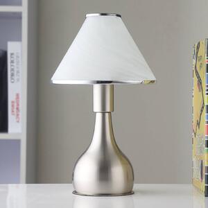 Lindby Ellen - lampada da comodino in vetro e metallo