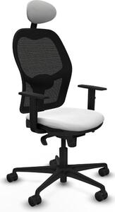 Sedia da ufficio con poggiatesta Jorquera Piqueras y Crespo 1D036N1 Bianco