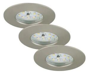 Briloner - SET 3x Lampada LED da incasso per bagni LED/5,5W/230V IP44