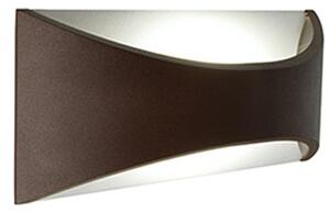 Applique Per Esterni Ed Interni In Alluminio Marrone Led 6W 320 Lm 4000K Moon