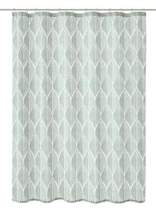 Kleine Wolke Leaf tenda doccia 200x180 cm bianco-verde 5961685305