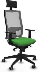 Sedia da ufficio con poggiatesta Horna Piqueras y Crespo 1D066G1 verde