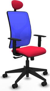 Sedia da ufficio con poggiatesta Motilla Piqueras y Crespo 1D066N1 Rosso