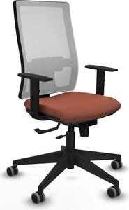 Sedia da ufficio Piqueras y Crespo 1D066G0 Bianco Marrone