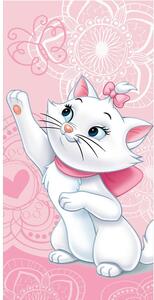 Asciugamano per bambini rosa in cotone 70x140 cm Marie Cat "Butterfly" – Jerry Fabrics