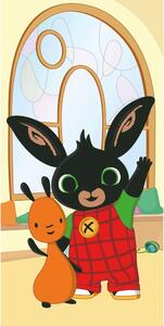Asciugamano per bambini in cotone 70x140 cm Bing "Hoppity" – Jerry Fabrics
