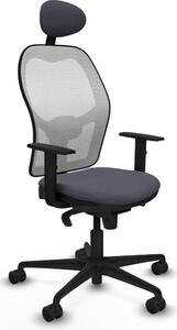 Sedia da ufficio con poggiatesta Jorquera Piqueras y Crespo 1D036N1 Grigio scuro