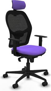 Sedia da ufficio con poggiatesta Jorquera Piqueras y Crespo 1D036N2 Viola