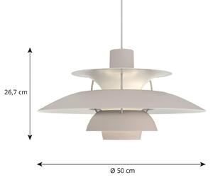 Louis Poulsen Lampada a sospensione PH 5, dimmerabile, Alluminio / Grigio / Zincato, Soggiorno / Sala da pranzo, Alluminio, Design, Lampada a sospensione
