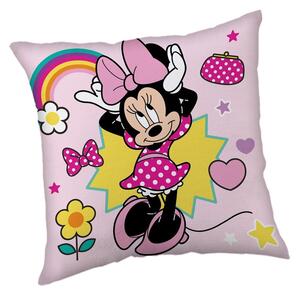 Cuscino per bambini in vello 40x40 cm Minnie "Smile" – Jerry Fabrics
