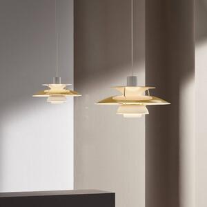 Louis Poulsen Lampada a sospensione PH 5, dimmerabile, Ottone / Oro, Soggiorno / Sala da pranzo, Metallo, Design, Lampada a sospensione
