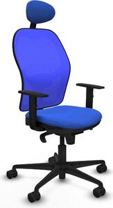 Sedia da ufficio con poggiatesta Jorquera Piqueras y Crespo 1D036N1 Blu