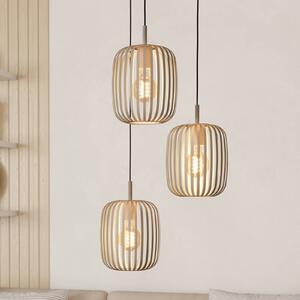 EGLO Lampada a sospensione Romazzina, dimmerabile, Crema / Ambra, Soggiorno / Sala da pranzo, Metallo, Moderno, Lampada a sospensione
