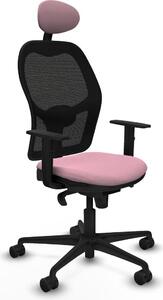 Sedia da ufficio con poggiatesta Jorquera Piqueras y Crespo 1D036N1 Rosa