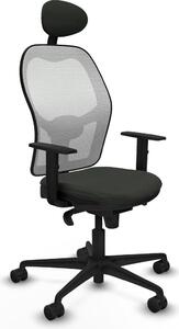 Sedia da ufficio con poggiatesta Jorquera Piqueras y Crespo 1D036N1 Nero