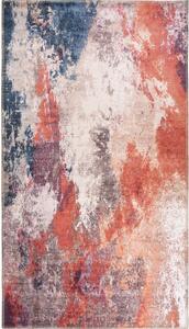 Tappeto lavabile rosso e blu 80x50 cm - Vitaus